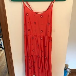 TWO layered dresses with criss cross backs!